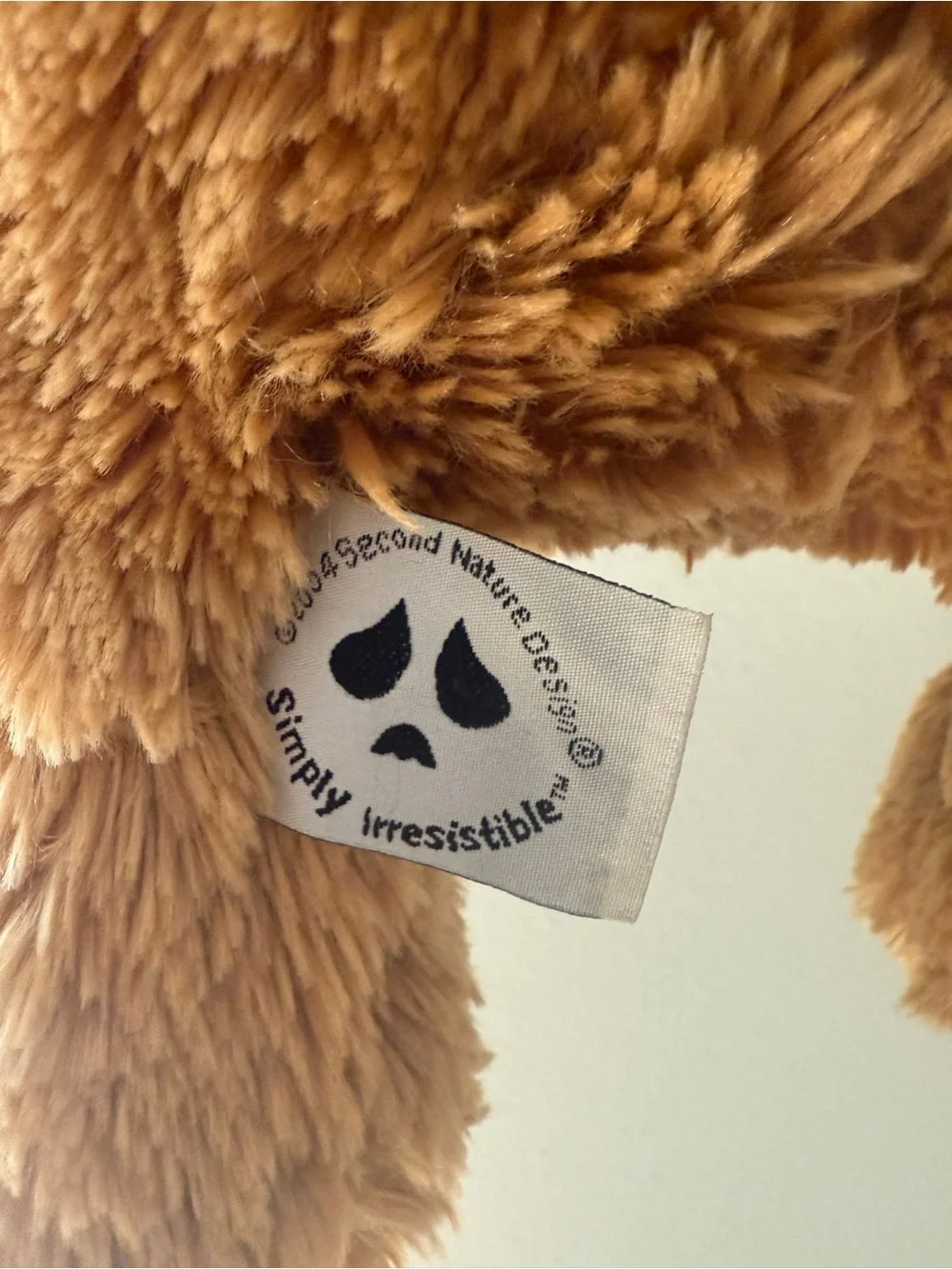 Simply Irresistible Rare 2004 Toffee Brown Teddy Bear Plush Floppy GUC
